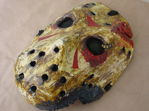 Paper Mache Halloween Masks 2