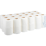 Mini Jumbo Toilet Rolls 2-Ply Soft Tissue - 12, 24, 36, Or 48 Rolls 150m Pure Pulp